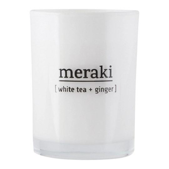 Meraki Scented Candle White Tea and Ginger (35hrs)