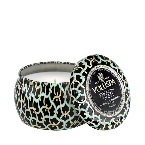 Minitin Candle 25h French Linen