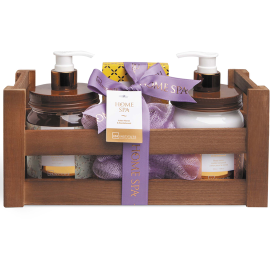 Home Spa Wooden Tray 4 Pcs Giftset