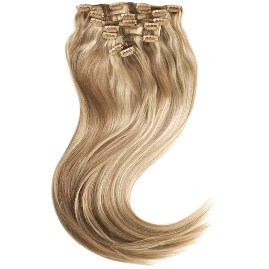 Rapunzel of Sweden Clip-on set 7 pieces 50 cm M7.1/10.8 Natural Ash Bl
