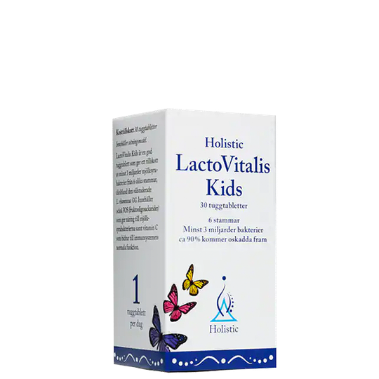 LactoVitalis Kids, 30 tuggtabletter
