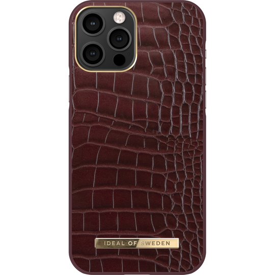 iDeal of Sweden iPhone 12/12 Pro Atelier Case Scarlet Croco