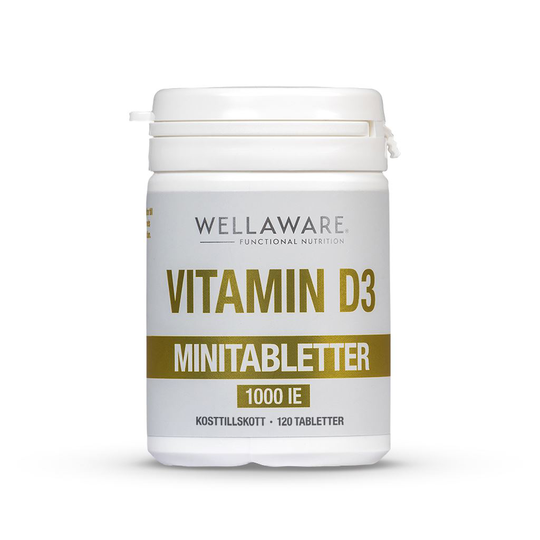 WellAware Vitamin D3 1000IE 120 minitabletter