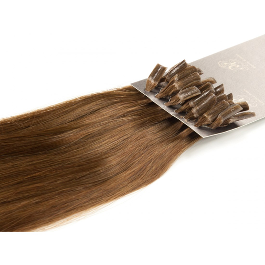 Rapunzel of Sweden Nail Hair Premium Straight 50 cm 5.4 Copper Brown