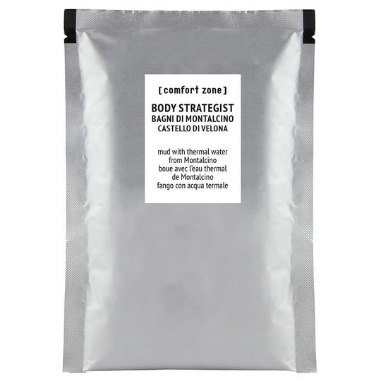 Body Strategist Bagni di Montalcino lerinpackning, 4 st Comfort Zone Ansiktsmask