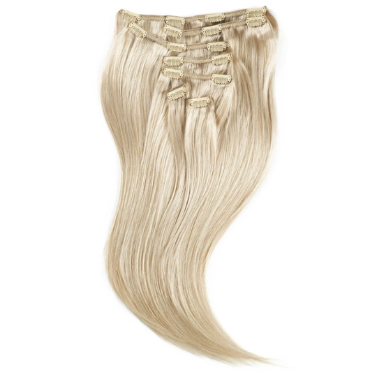Rapunzel of Sweden Clip-on set Original 7 pieces 10.5 Grey 50cm