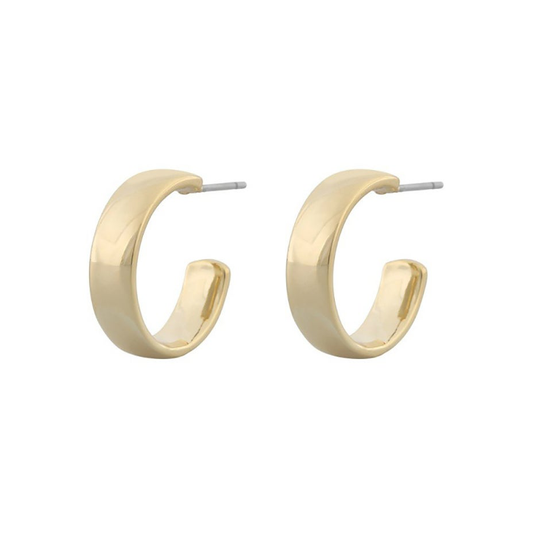 Yoko Ring Ear Plain G, Snö of Sweden Örhängen