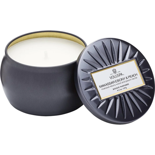 Makassar Ebony & Peach, 127 g Voluspa Doftljus