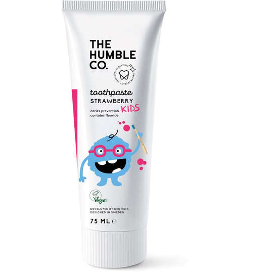 Humble Brush The Tandkräm Kids Strawberry 75 ml