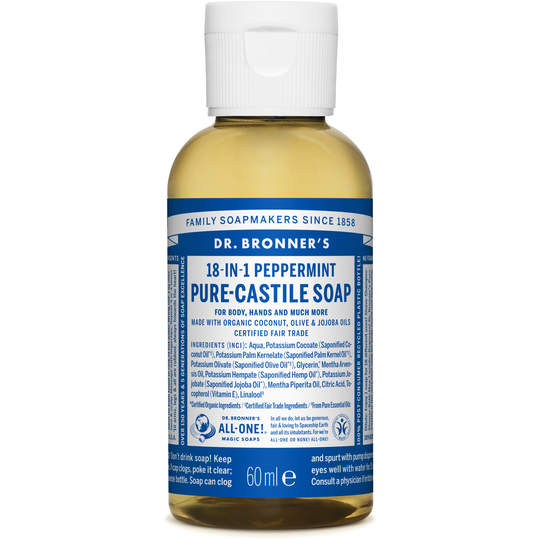 Dr.Bronner's Liquid Soaps Peppermint 59 ml