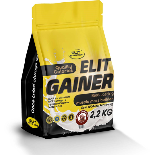 Elit Nutrition Elit Gainer Lactose Free Chocolate Brownie