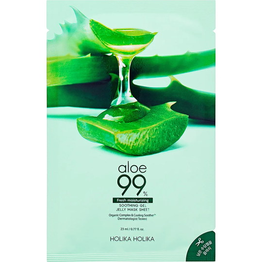 Aloe 99% Soothing Gel Jelly Mask Sheet, 23 ml Holika Holika Ansiktsmask