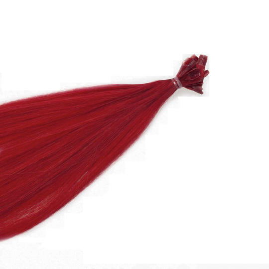 Rapunzel of Sweden Nail Hair Original Straight 50 cm 6.0 Red Fire