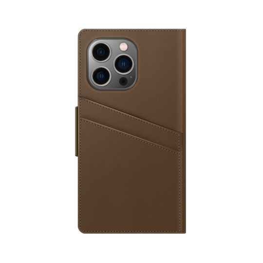 iDeal of Sweden iPhone 13 Pro Atelier Wallet Intense Brown
