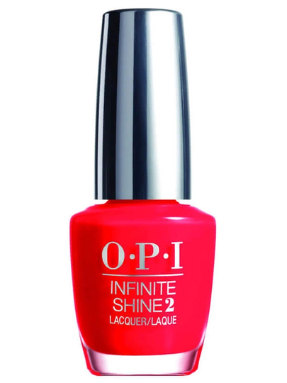 OPI Infinite Shine Unrepentantly Red