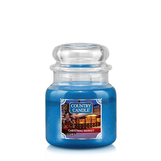 Country Candle Christmas Market 2 Wick Medium Jar 75 h