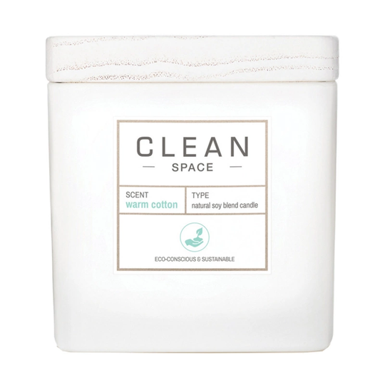 Clean Space Warm Cotton Candle (227ml)