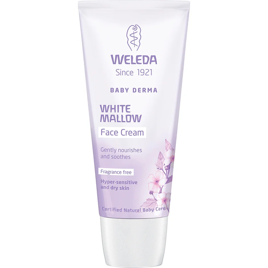 Weleda Baby Derma White Mallow Face Cream, 50 ml Weleda Hudkräm för barn