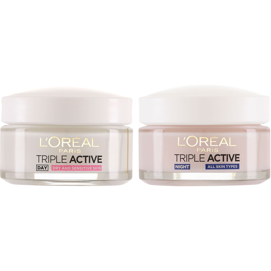 Loreal Paris Skin Expert Triple Active Day + night Paket