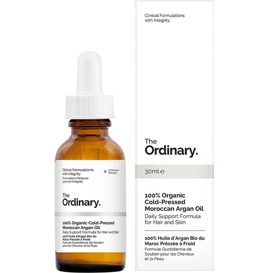 The Ordinary 100% Organic Cold-Pressed Moroccan Argan Oil, 30 ml The Ordinary Serum & Ansiktsolja