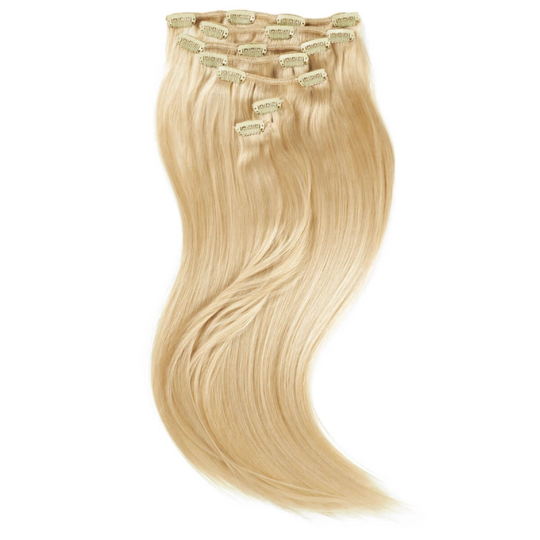 Rapunzel of Sweden Clip-on Set Original 7 piece 8.0 Light Golden Blonde 50cm