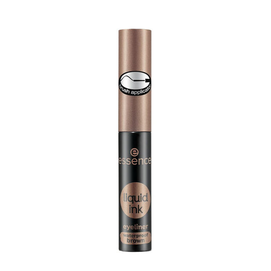 essence liquid ink eyeliner waterproof brown 2