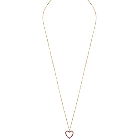 Valentina pendant neck 42 g/cerise, Snö of Sweden Halsband