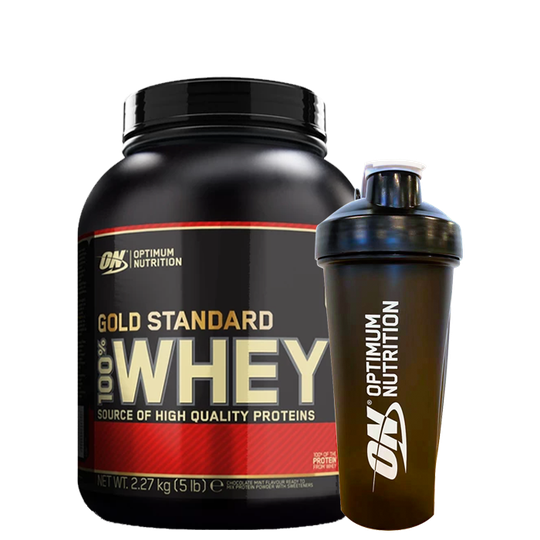 100% Whey Gold Std, 2273 g + free shaker