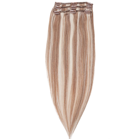 Rapunzel of Sweden Clip-On Set Original 3 Pieces M7.3/10.8 Cendre Ash Blonde Mix 50cm