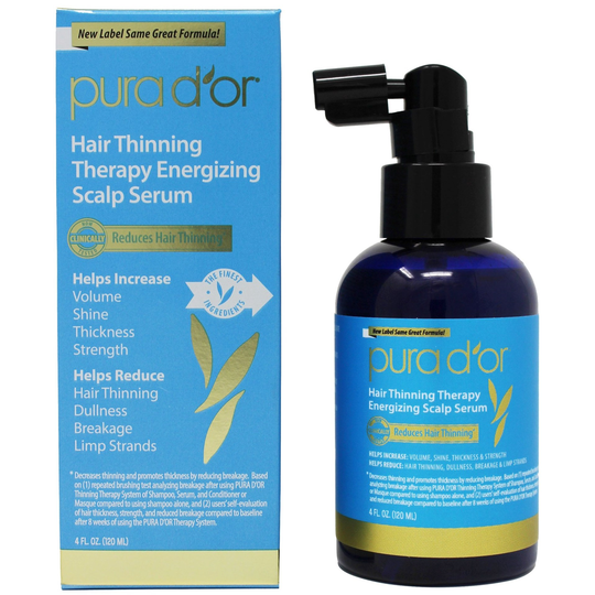 Pura D'or Blue Label Hair Thinning Therapy Energizing Scalp Serum 118