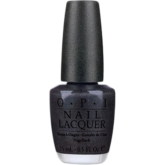 OPI Nail Lacquer, My Private Jet, 15 ml OPI Svart & Grått