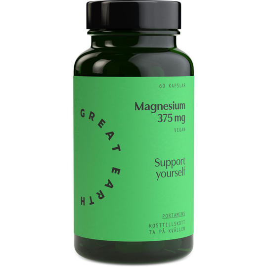 Great Earth Magnesium 375mg 60 kapslar