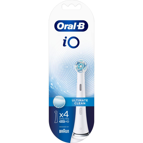 Oral-B iO Ultimate Clean Tandborsthuvud Vit 4 st