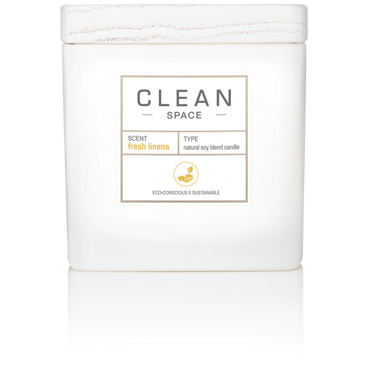 Clean Space Fresh Linens Candle