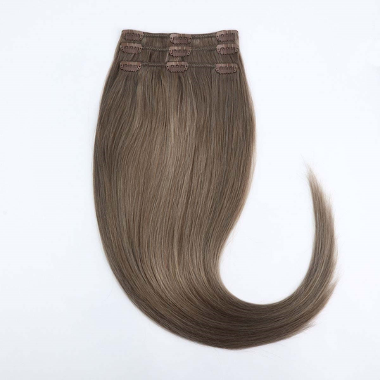 Rapunzel of Sweden Clip-on set 3 pieces 50 cm 7.1 Natural Ash