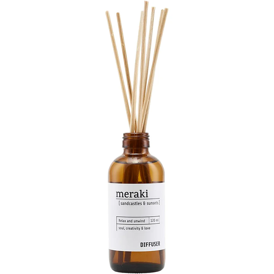 Sandcastles & Sunsets Diffuser, 120 ml Meraki Doftpinnar & Rumsdoft