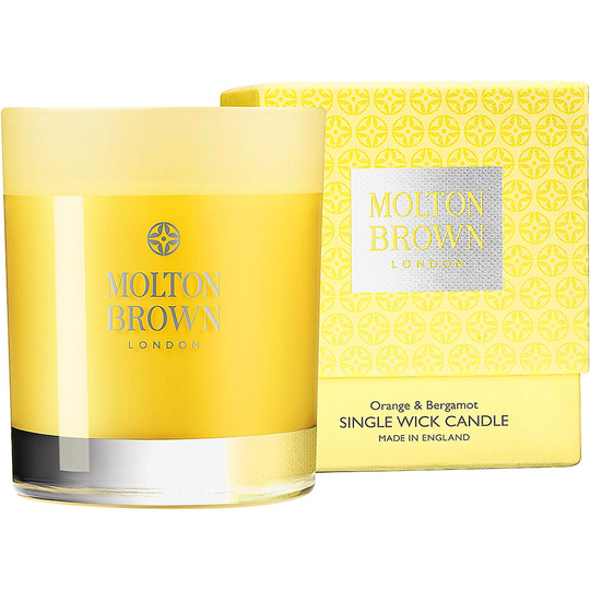 Orange & Bergamot Single Wick Candle, 180 g Molton Brown Doftljus