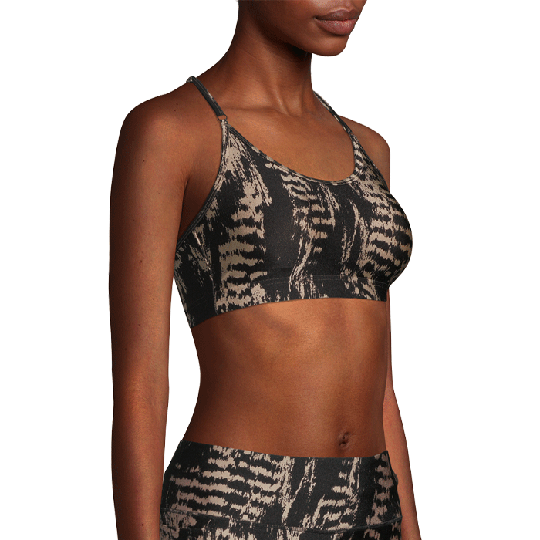 Strappy Sports Bra, Survive Grey Metallic