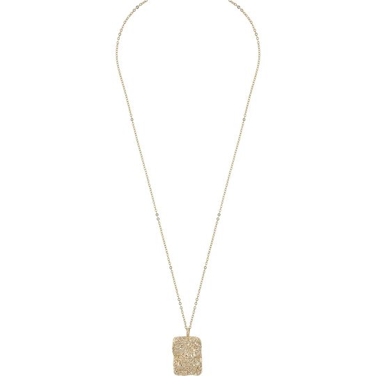 Core Irregular ID pendant neck 45 plain g, Snö of Sweden Halsband