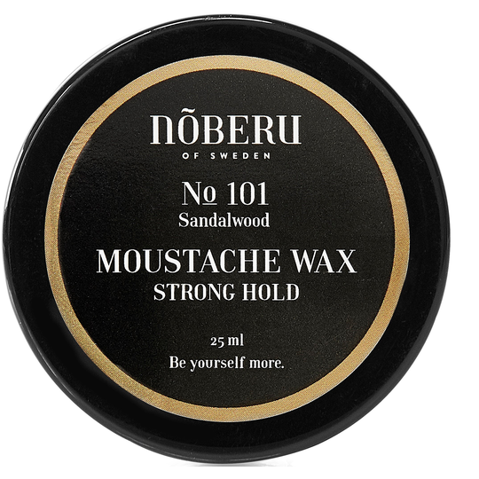Nõberu of Sweden Moustache Wax Strong Hold Sandalwood 25 ml