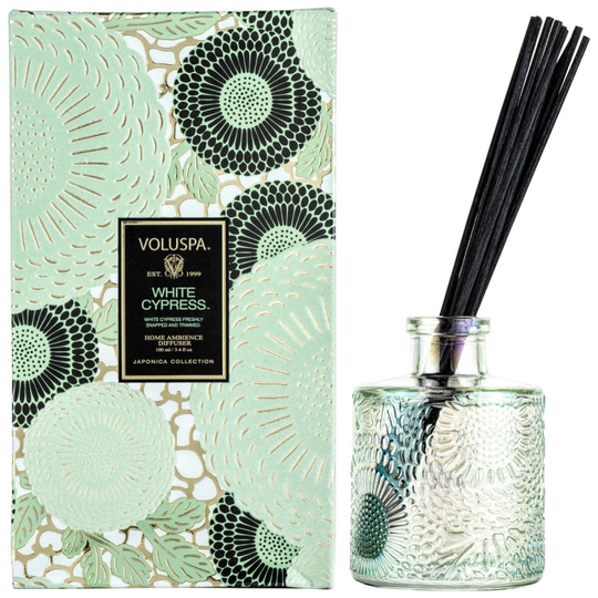 Voluspa White Cypress Reed Diffuser (100ml)
