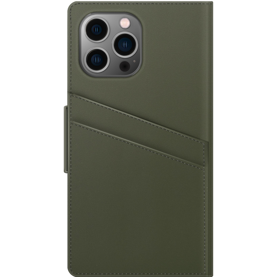 iDeal of Sweden iPhone 13 Pro Max Atelier Wallet Intense Khaki