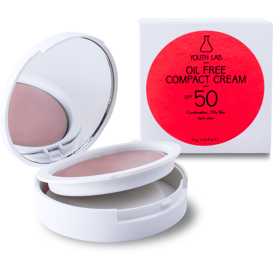 Youth Lab Oil Free Compact Cream Spf 50 Dark Color 10 g