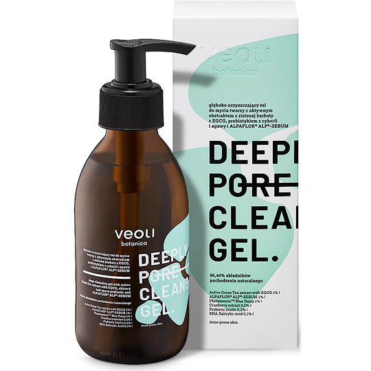 Veoli Botanica Acne Line Deeply Pore Cleansing Gel 200 ml