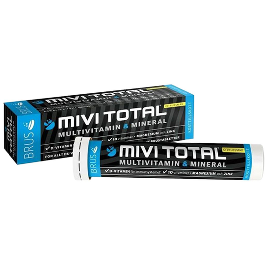 Mivitotal Multivitamin & Mineral 15 brustabletter
