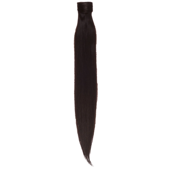Rapunzel of Sweden Clip-In Ponytail 1.2 Black Brown 50cm