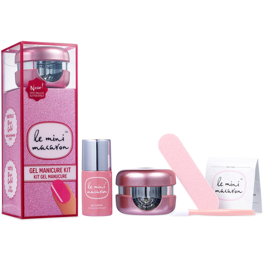 Le Mini Macaron Manicure Kit Rose Gold