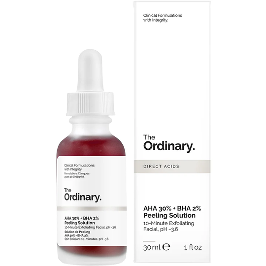 The Ordinary AHA 30% + BHA 2% Peeling Solution, 30 ml The Ordinary Peeling & Ansiktsskrubb