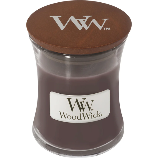 Sueded Sandalwood, WoodWick Doftljus