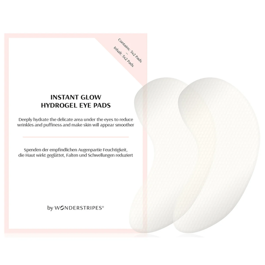 Instant Glow Hydrogel Eye Pads, Wonderstripes Ögon